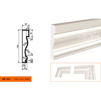 Молдинг фасадный LepninaPlast из полистирола МВ-150/1