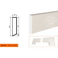 Молдинг фасадный LepninaPlast из полистирола МВ-105/1